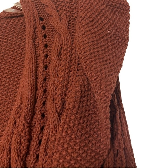 NWT Universal Thread Open Front Chunky
Knit Ruffle Cardigan Sweater Rust Size XS - Picture 4 of 10